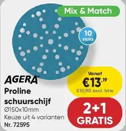 Toolstation Proline schuurschijf aanbieding