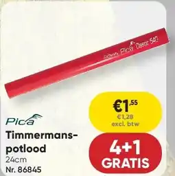 Toolstation Timmermanspotlood aanbieding