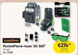 Toolstation PocketPlane-laser 3G 360° aanbieding