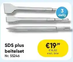 Toolstation SDS plus beitelset aanbieding