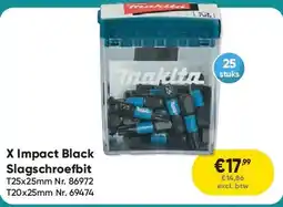 Toolstation X Impact Black Slagschroefbit aanbieding