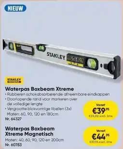 Toolstation Waterpas Boxbeam Xtreme aanbieding