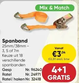 Toolstation Spanband aanbieding