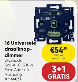 Toolstation 16 Universele draaiknopdimmer aanbieding