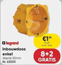Toolstation Inbouwdoos enkel aanbieding