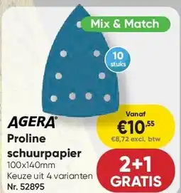 Toolstation Proline schuurpapier aanbieding