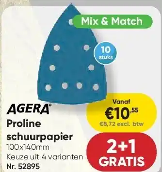 Toolstation Proline schuurpapier aanbieding