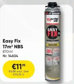 Toolstation Easy Fix 17m2 NBS aanbieding