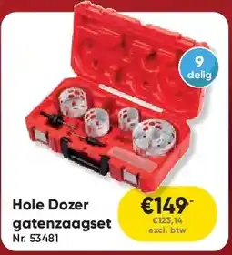 Toolstation Hole Dozer gatenzaagset aanbieding