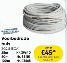 Toolstation Voorbedrade buis aanbieding