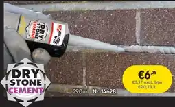 Toolstation DRY STONE CEMENT aanbieding