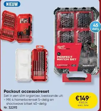 Toolstation Packout accessoireset aanbieding