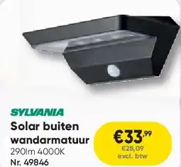 Toolstation Solar buiten wandarmatuur aanbieding