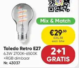 Toolstation Toledo Retro E27 aanbieding