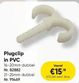 Toolstation Plugclip in PVC aanbieding