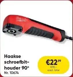 Toolstation Haakse schroefbithouder 90o aanbieding