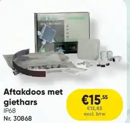Toolstation Aftakdoos met giethars aanbieding
