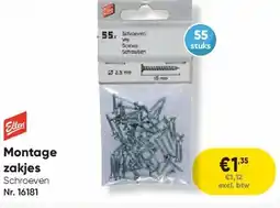 Toolstation Montage zakjes aanbieding