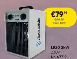 Toolstation LR20 2kW aanbieding
