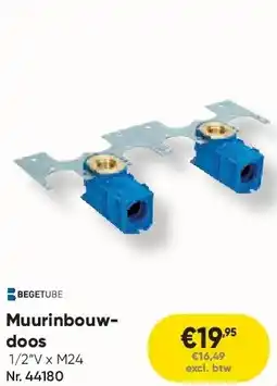 Toolstation Muurinbouwdoos aanbieding