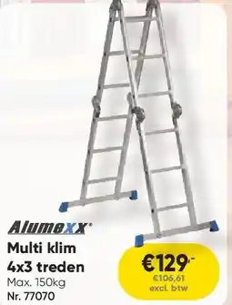 Toolstation Multi klim 4x3 treden aanbieding