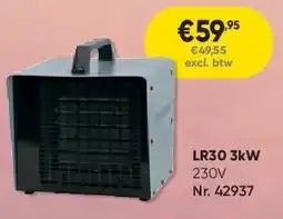Toolstation LR30 3kW aanbieding
