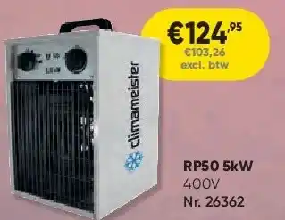 Toolstation RP50 5kW aanbieding