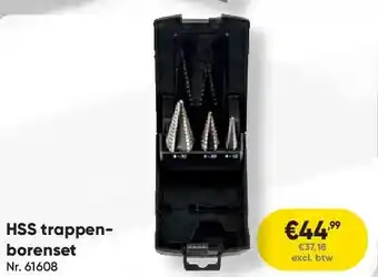 Toolstation HSS trappenborenset aanbieding
