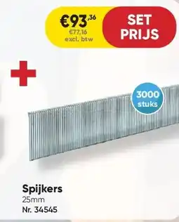 Toolstation Spijkers aanbieding