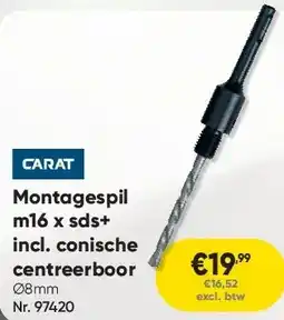 Toolstation Montagespil m16 x sds+ incl. conische centreerboor aanbieding