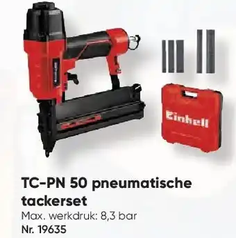 Toolstation TC-PN 50 pneumatische tackerset aanbieding