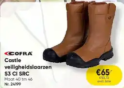 Toolstation Castle veiligheidslaarzen S3 CI SRC aanbieding