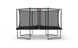 Decathlon Trampoline + Veiligheidsnet BERG Favorit Regular Rechthoek 280x190 Zwart aanbieding