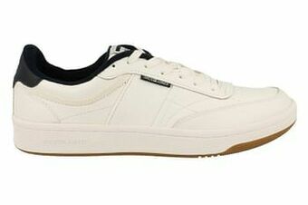 Berca Shoes Jack & Jones Sneaker Laag Heren Radley Fusion Leather - Wit aanbieding