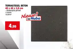 Hubo TERRASTEGEL BETON aanbieding