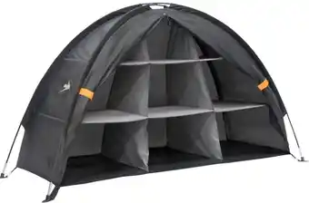 Decathlon Opberg Organiser Camping Plank Tent Kabinet Opvouwbaar 9 vakken aanbieding