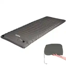 Decathlon Camping luchtbed Durtal Eenpersoons slaapmat Pomp 10 cm aanbieding