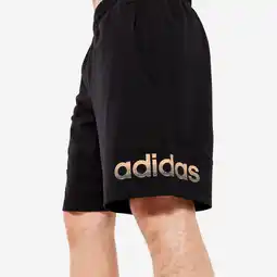 Decathlon Short voor fitness soft training heren zwart aanbieding