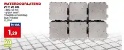 Hubo Waterdoorlatend aanbieding
