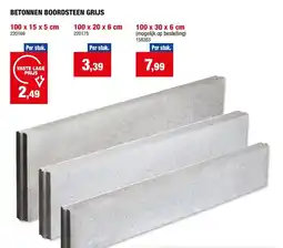 Hubo Betonnen boordsteen grijs aanbieding