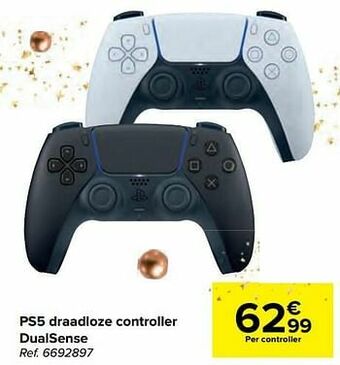 Carrefour Sony ps5 draadloze controller dualsense aanbieding