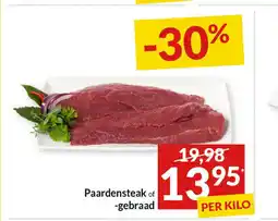 Intermarché Paardensteak of -gebraad aanbieding