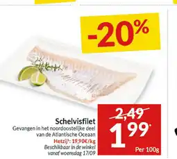 Intermarché Schelvisfilet aanbieding