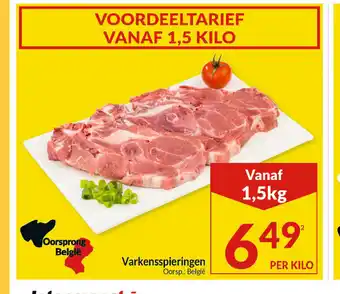 Intermarché Varkensspieringen aanbieding