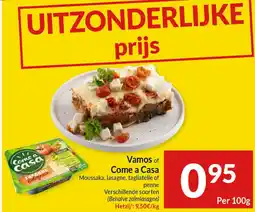Intermarché Vamos of Come a casa aanbieding
