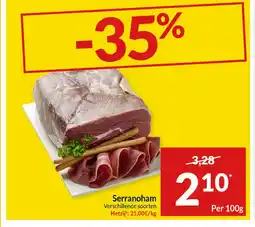 Intermarché Serranoham aanbieding