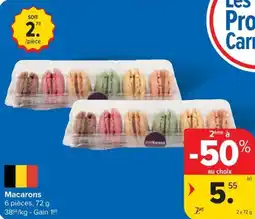 Carrefour Macarons aanbieding