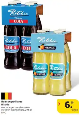 Carrefour Ritchie Boisson pétillante aanbieding