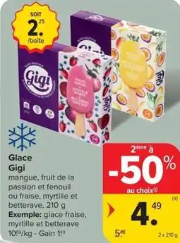 Carrefour Gigi Glace aanbieding