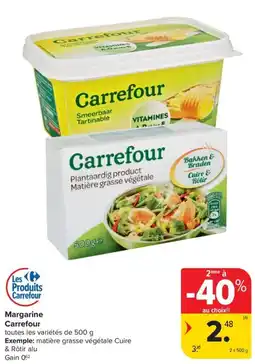 Carrefour Margarine Carrefour aanbieding